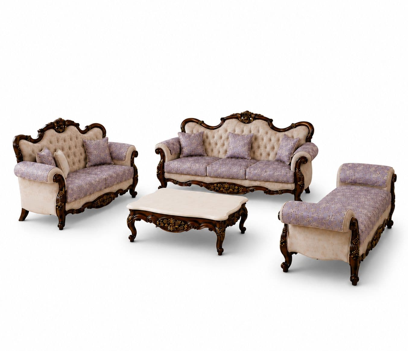 Image 2 for Sultan Sofa Set 3+2+2+D+CT (OWD)