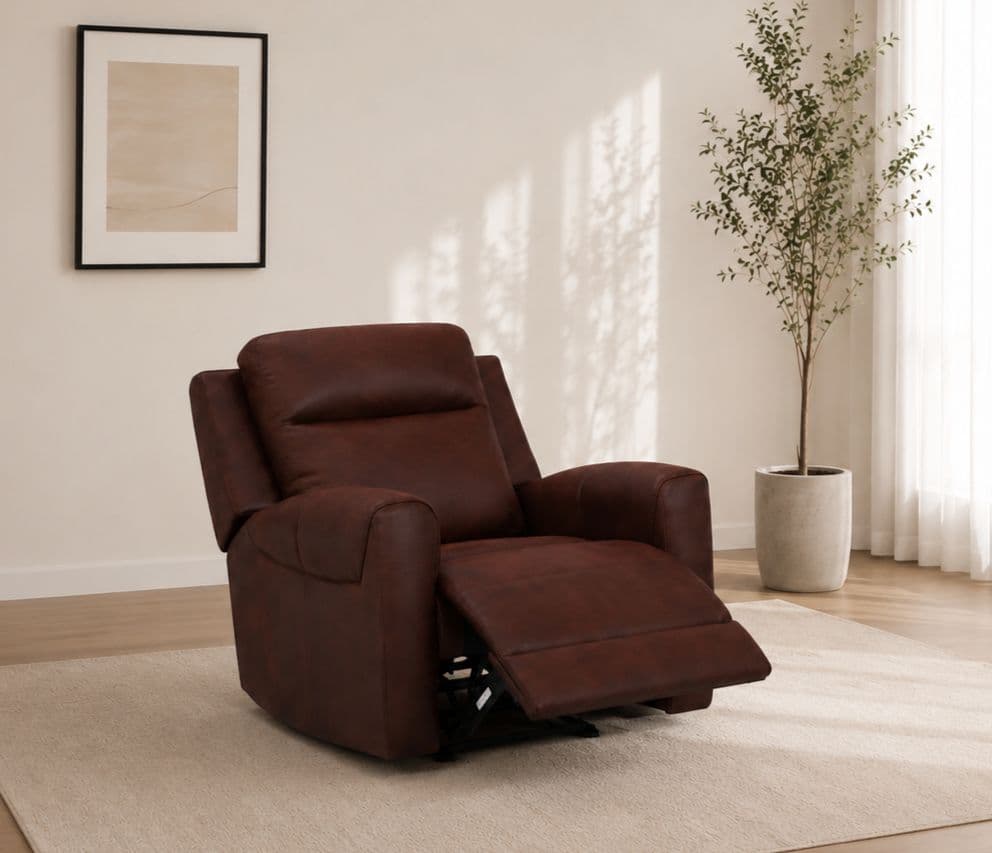 Manwah 71128M 3+2+1 Power Recliner Fabric