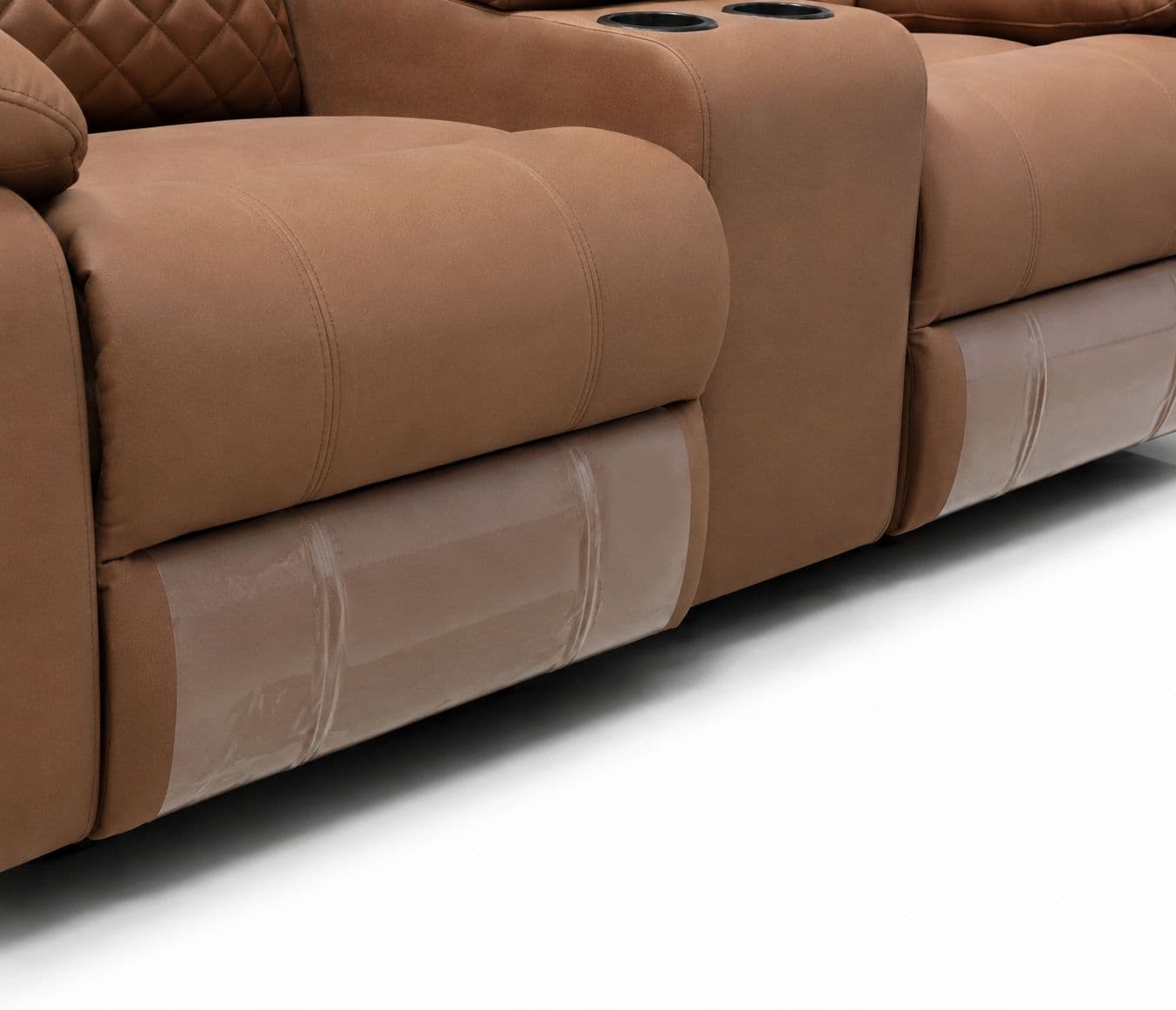 Image 16 for R20 Power Recliner 3 + 2 With Consol + 1 Power Reclner Micro Swed Fabric (BSK OTD)
