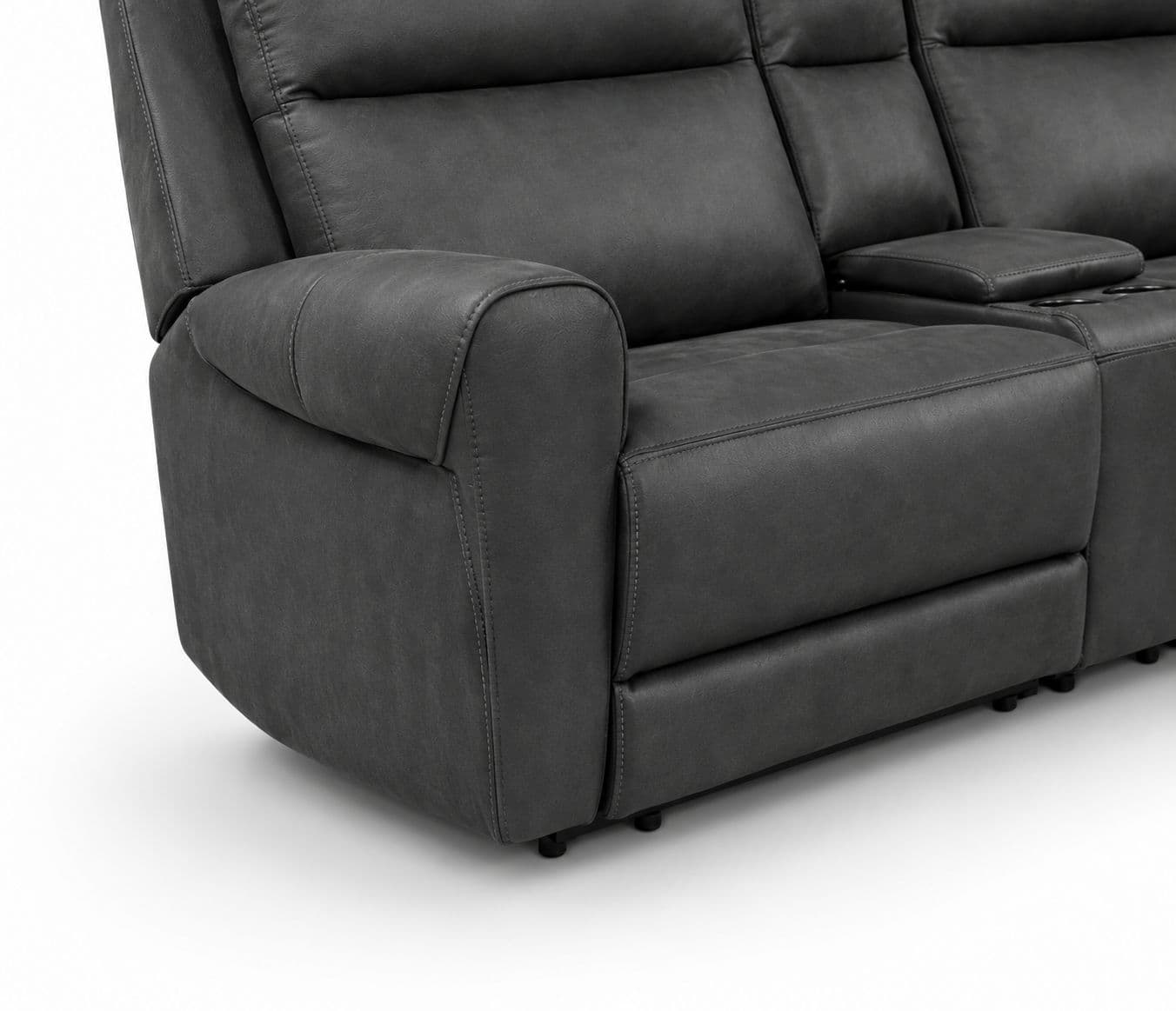 Image 6 for Manwah 71128M L-Shape Power Recliner Fabric
