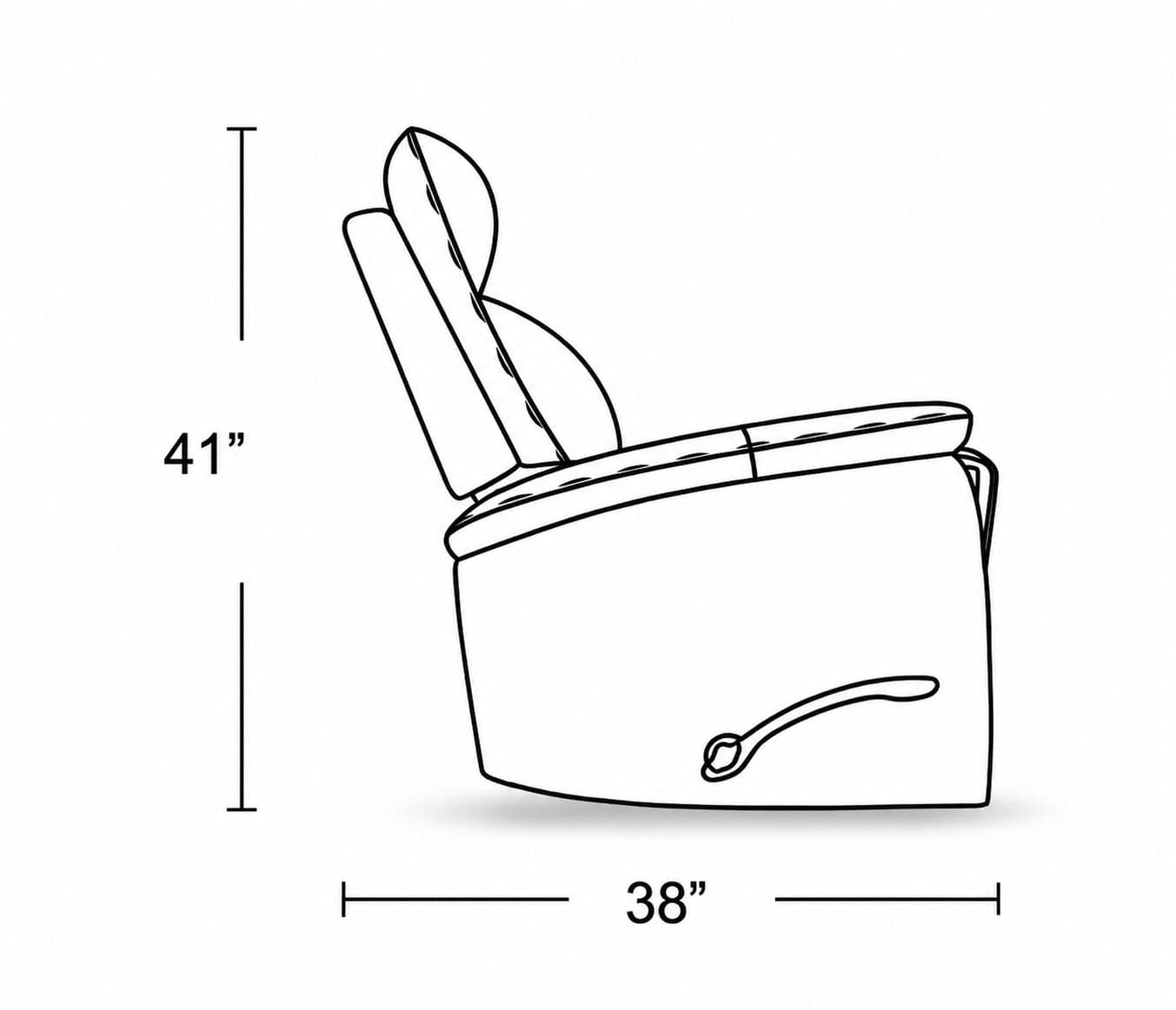 Image 10 for Manwah UK70765M Single Seater Swivel Glider Recliner