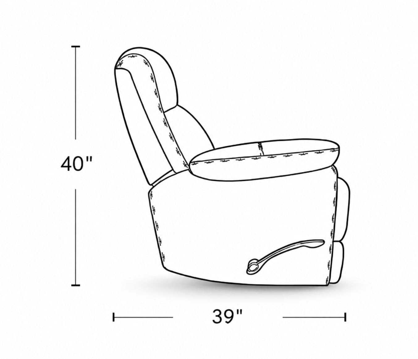 Image 10 for Manwah UK70938M Single Seater Power Recliner Leather