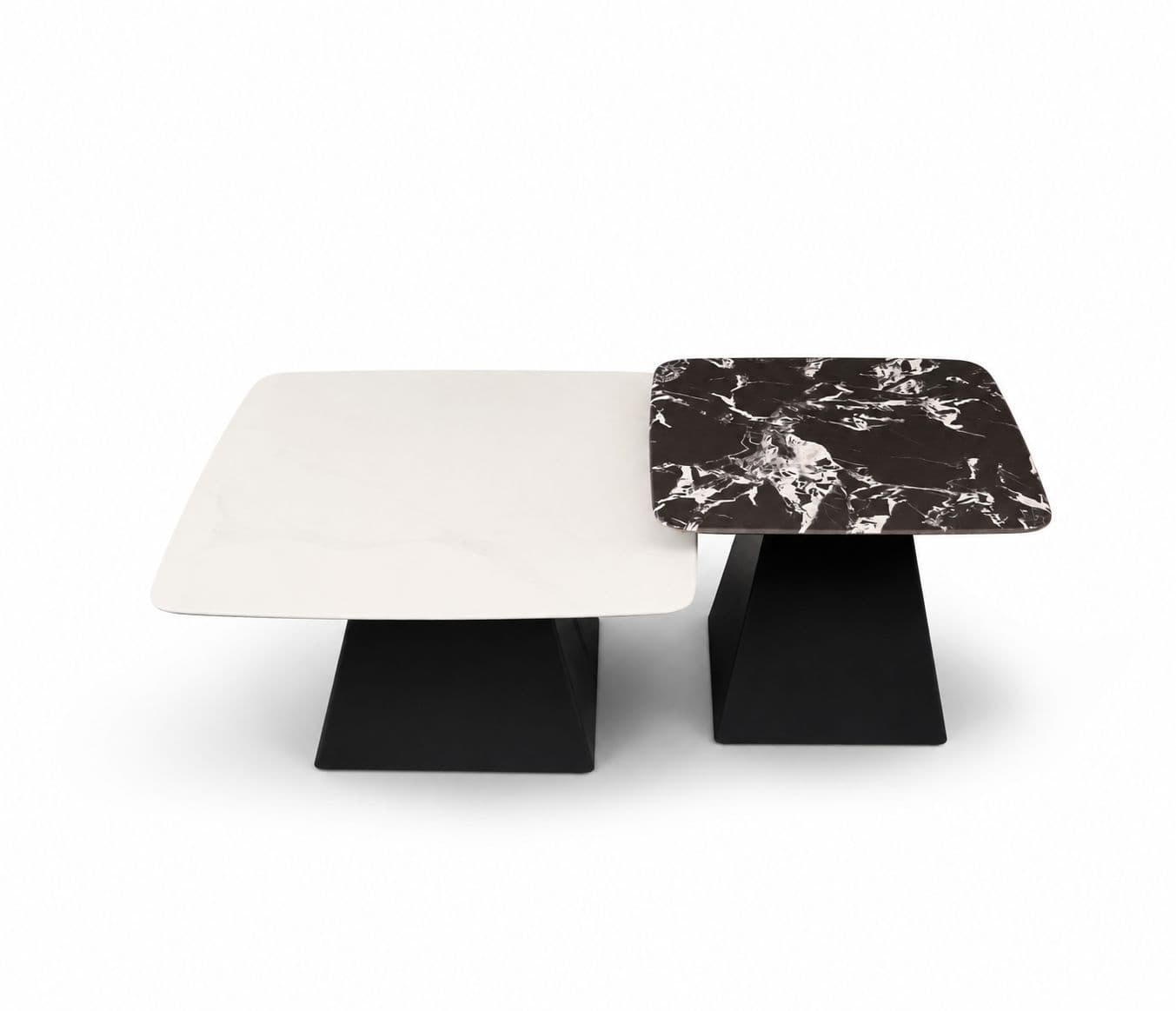 Image 3 for B672 Center Table Marble Top And Metal Base (HYD)