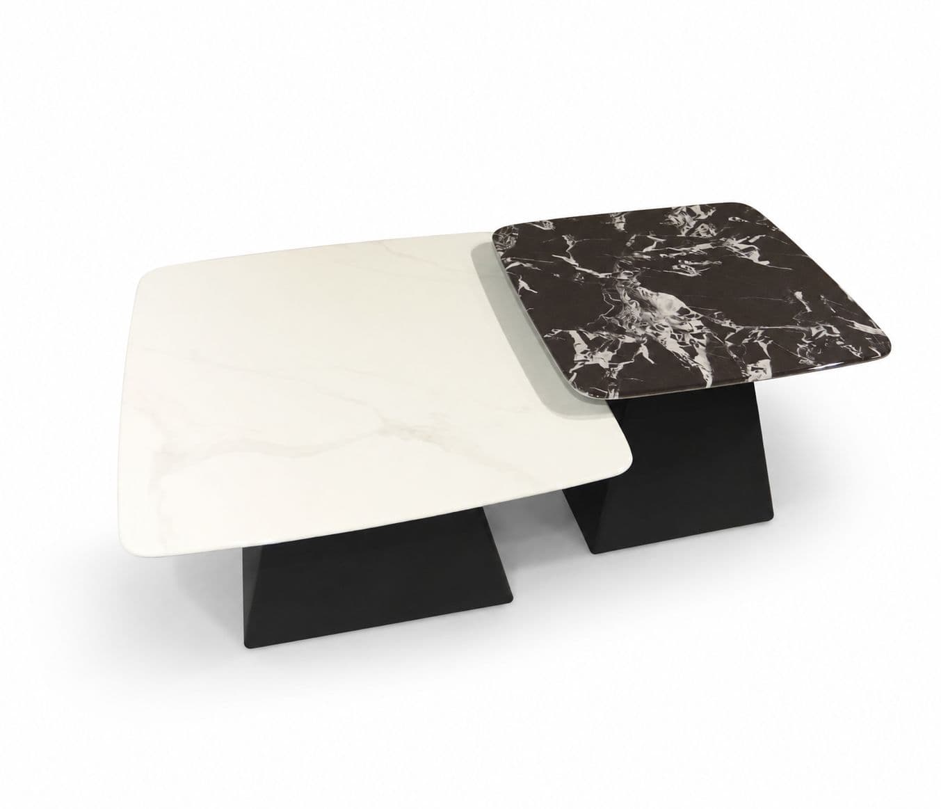 Image 4 for B672 Center Table Marble Top And Metal Base (HYD)