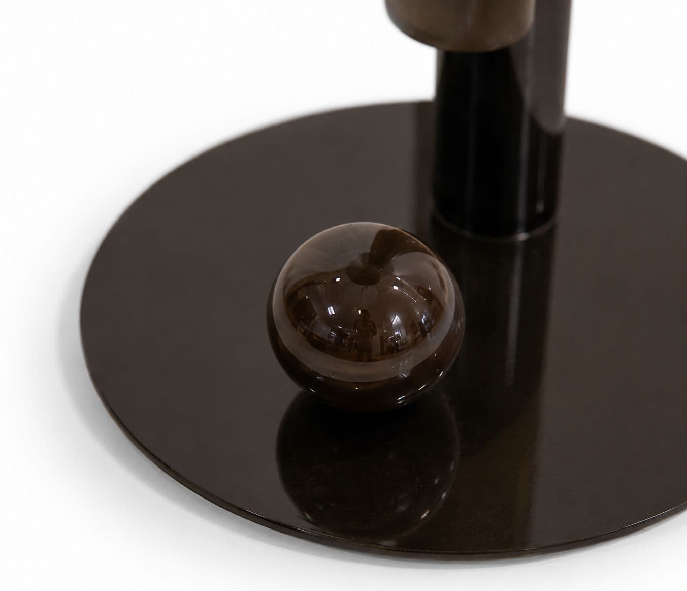 Image 6 for Corner Table D-13 Ceramic Top And Metal Base (HYD)