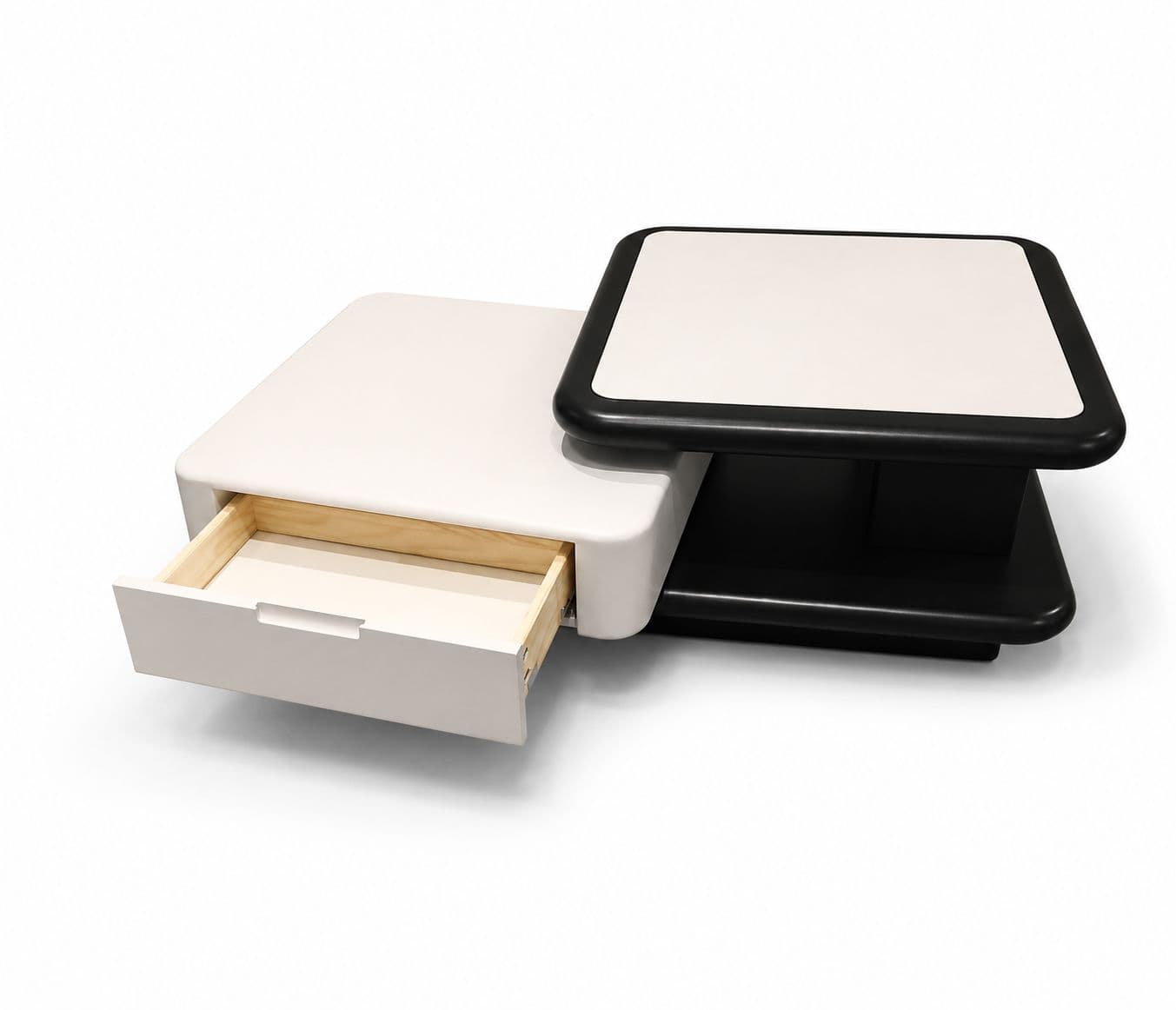 Image 6 for Center Table B802 With Drawer Marble And Wooden Top With Duco Paint (HYD)