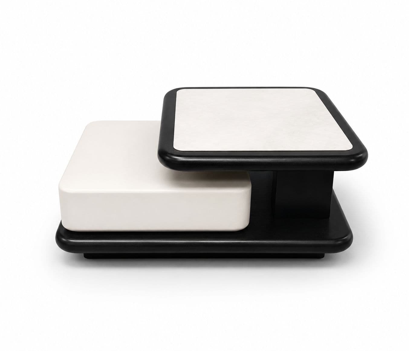 Image 3 for Center Table B802 With Drawer Marble And Wooden Top With Duco Paint (HYD)