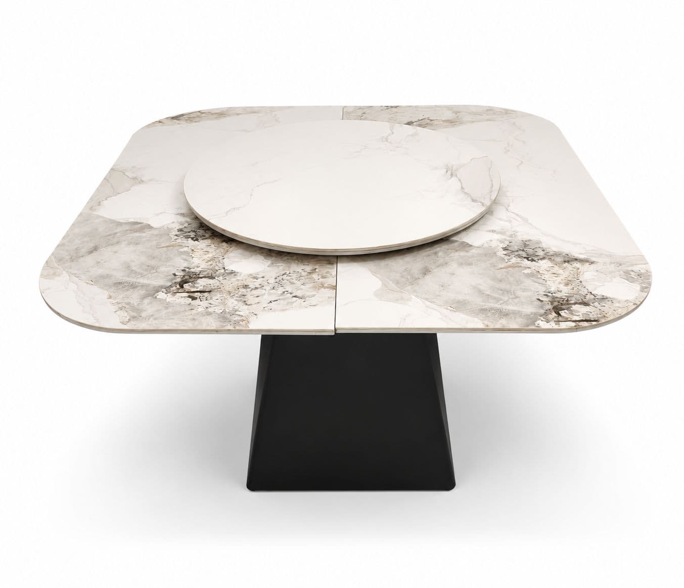 Image 16 for Dt6177/971 Extendable Dining Table 1+6 Seater Marble Top (WF OTD)