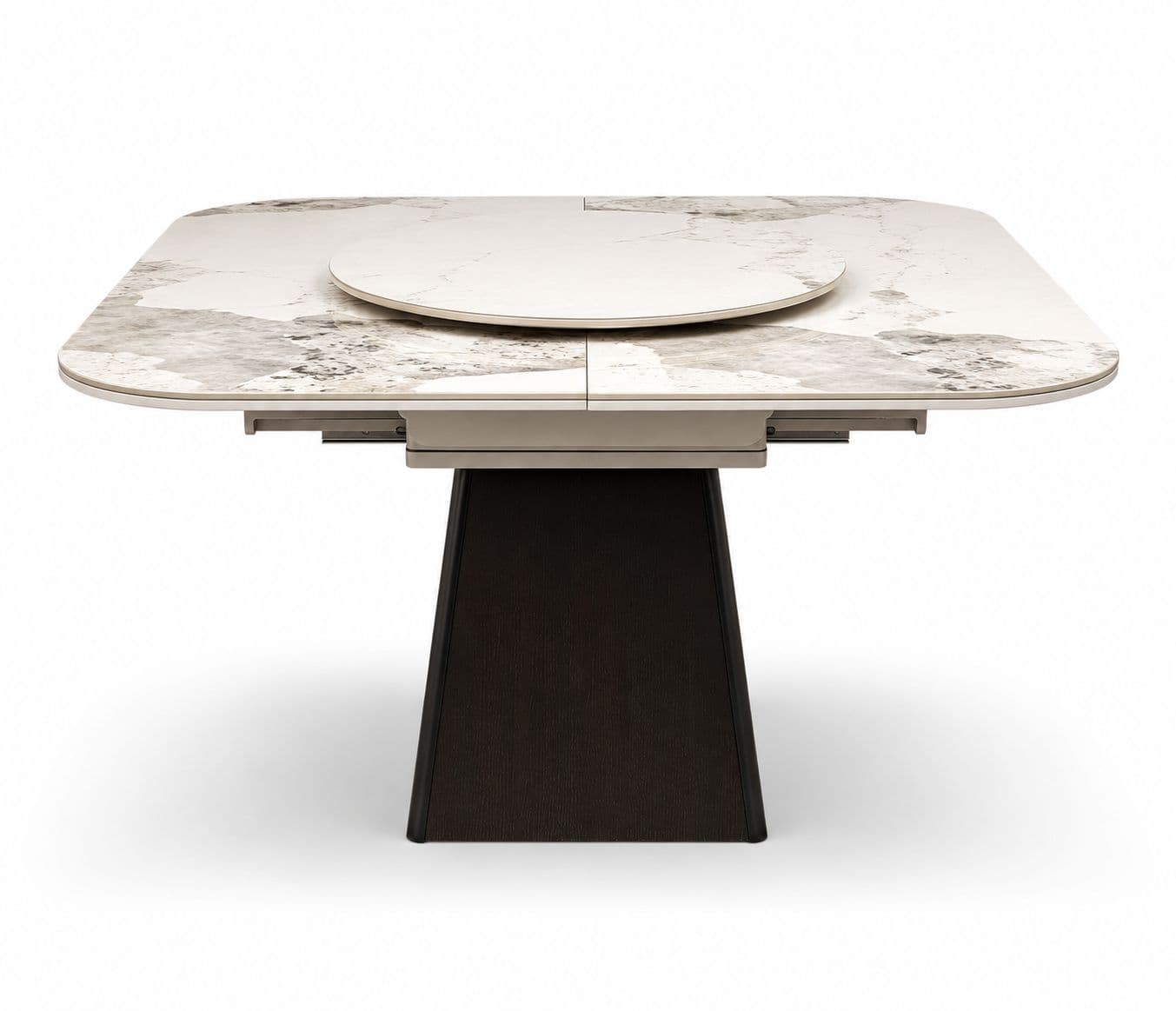Image 12 for Dt6177/971 Extendable Dining Table 1+6 Seater Marble Top (WF OTD)