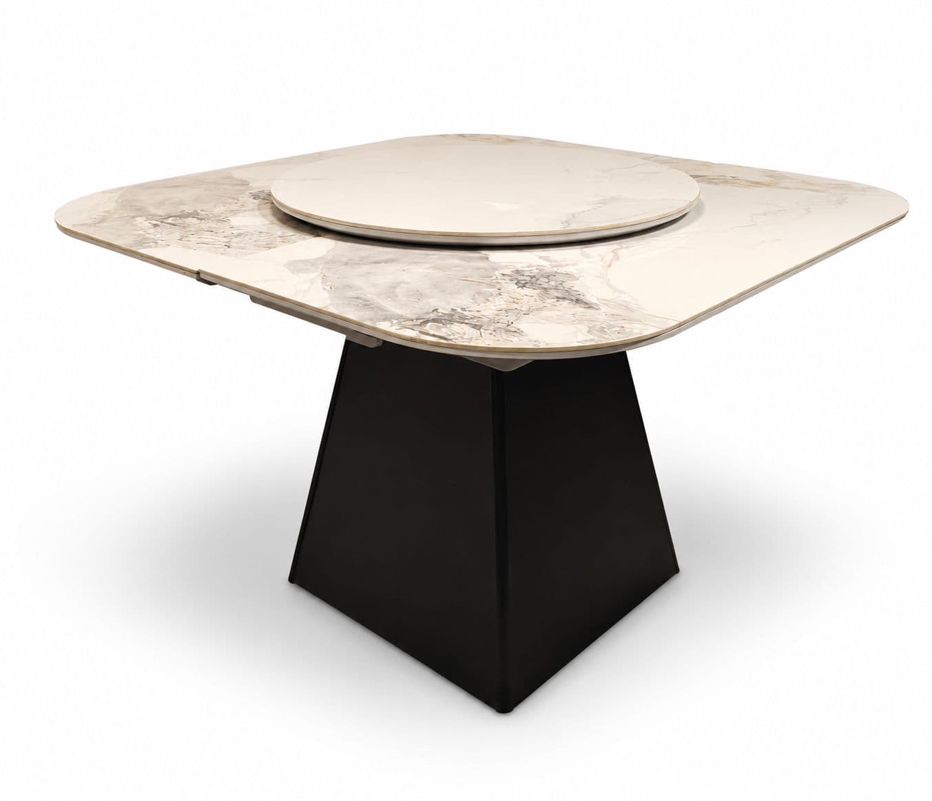 Image 13 for Dt6177/971 Extendable Dining Table 1+6 Seater Marble Top (WF OTD)