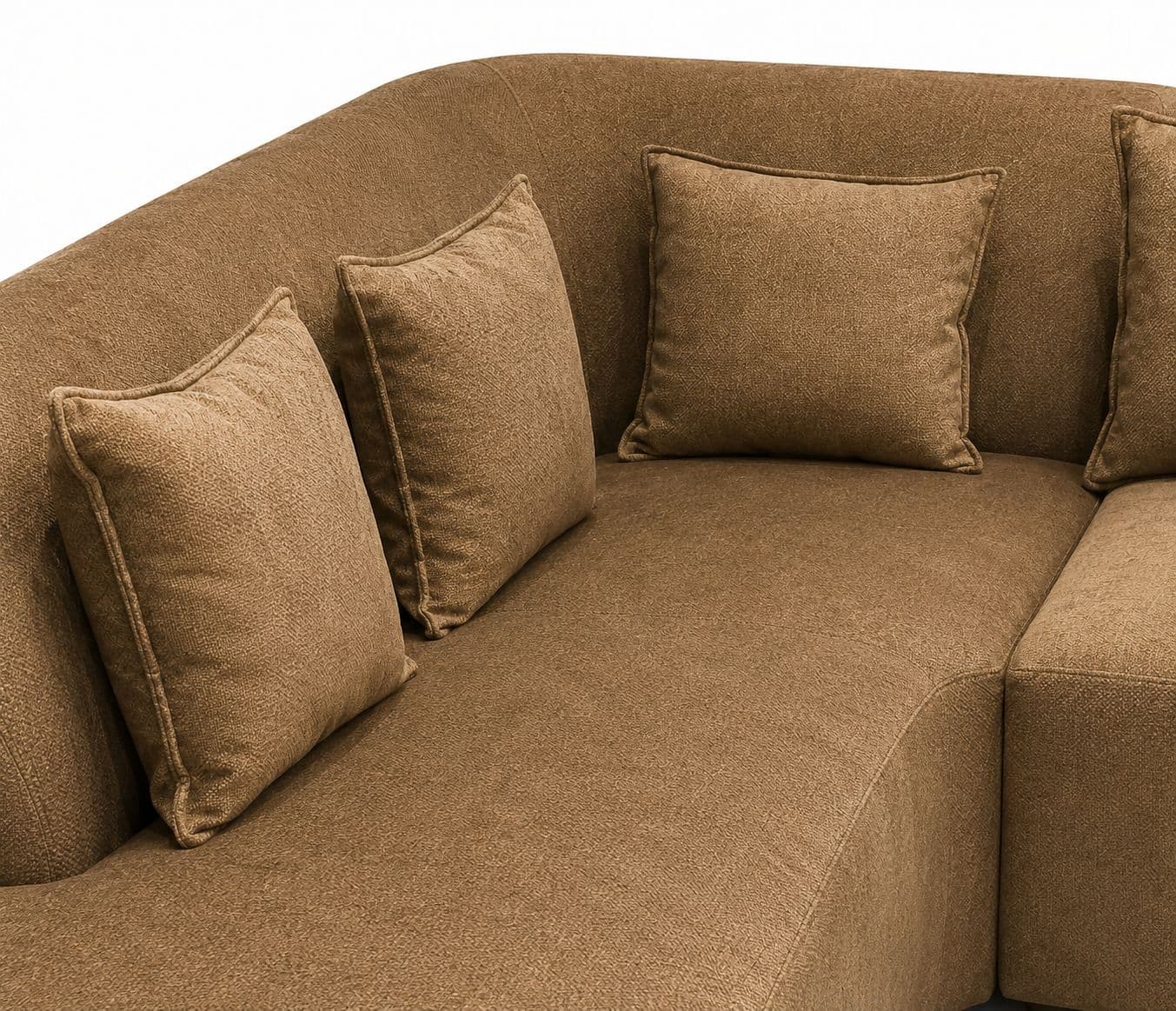 Image 3 for Catalouge Desgin Sofa Set Pine Wood Frames Boucle Fabric (HYD OTD)