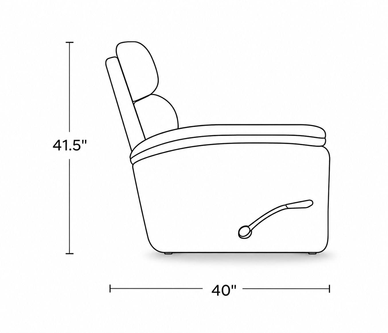 Image 8 for Manwah K70885M Single Seater Swivel Recliner Fabric
