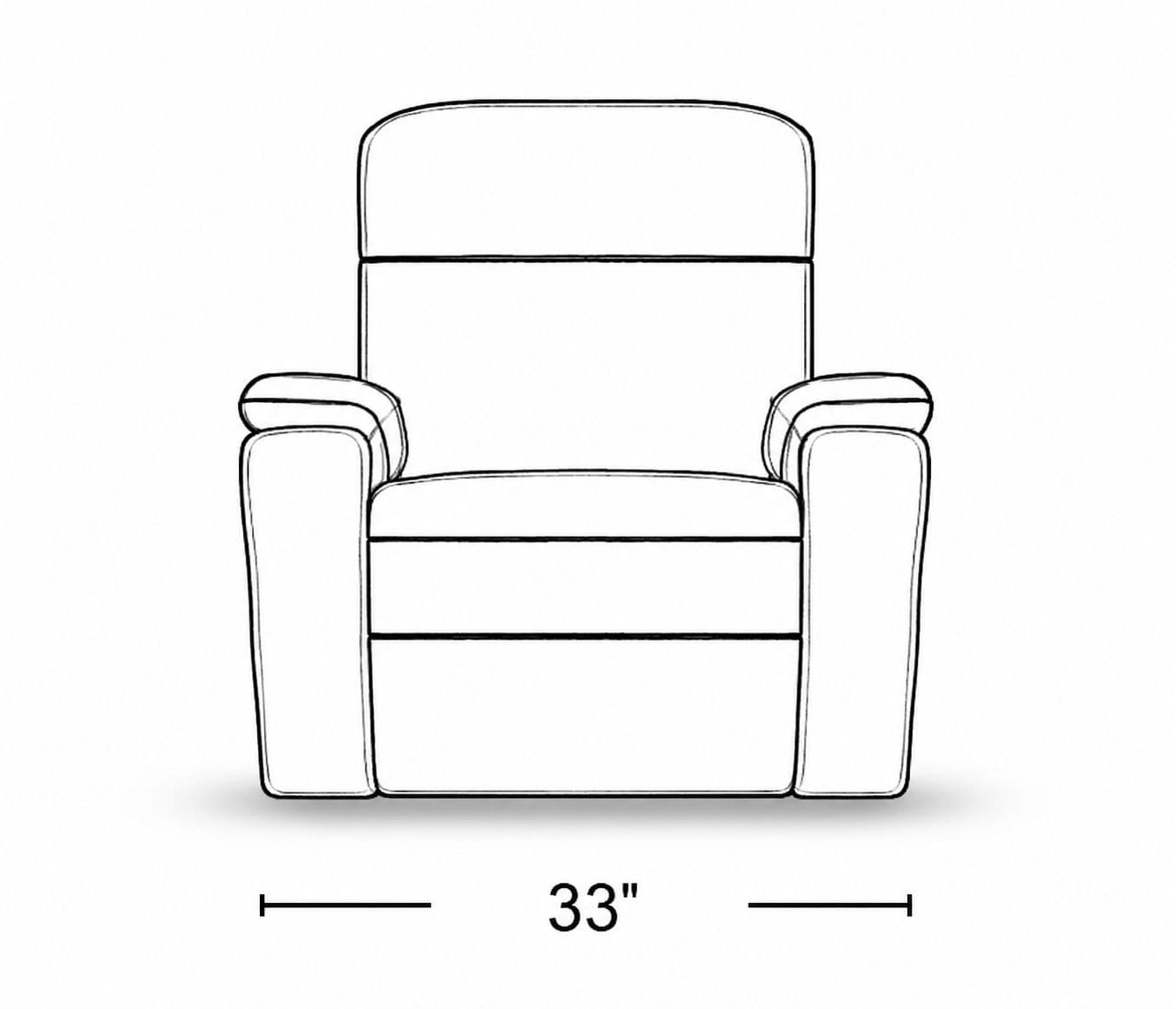Image 9 for Manwah K70885M Single Seater Swivel Recliner Fabric