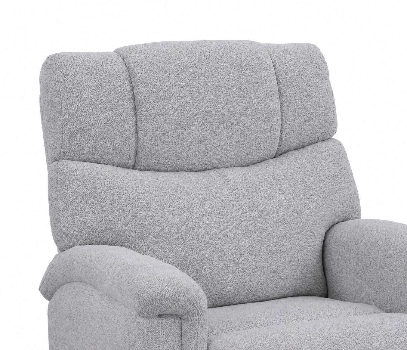 Image 4 for Manwah K70878M Single Seater Lift Chair Power Recliner Fabric (WH)