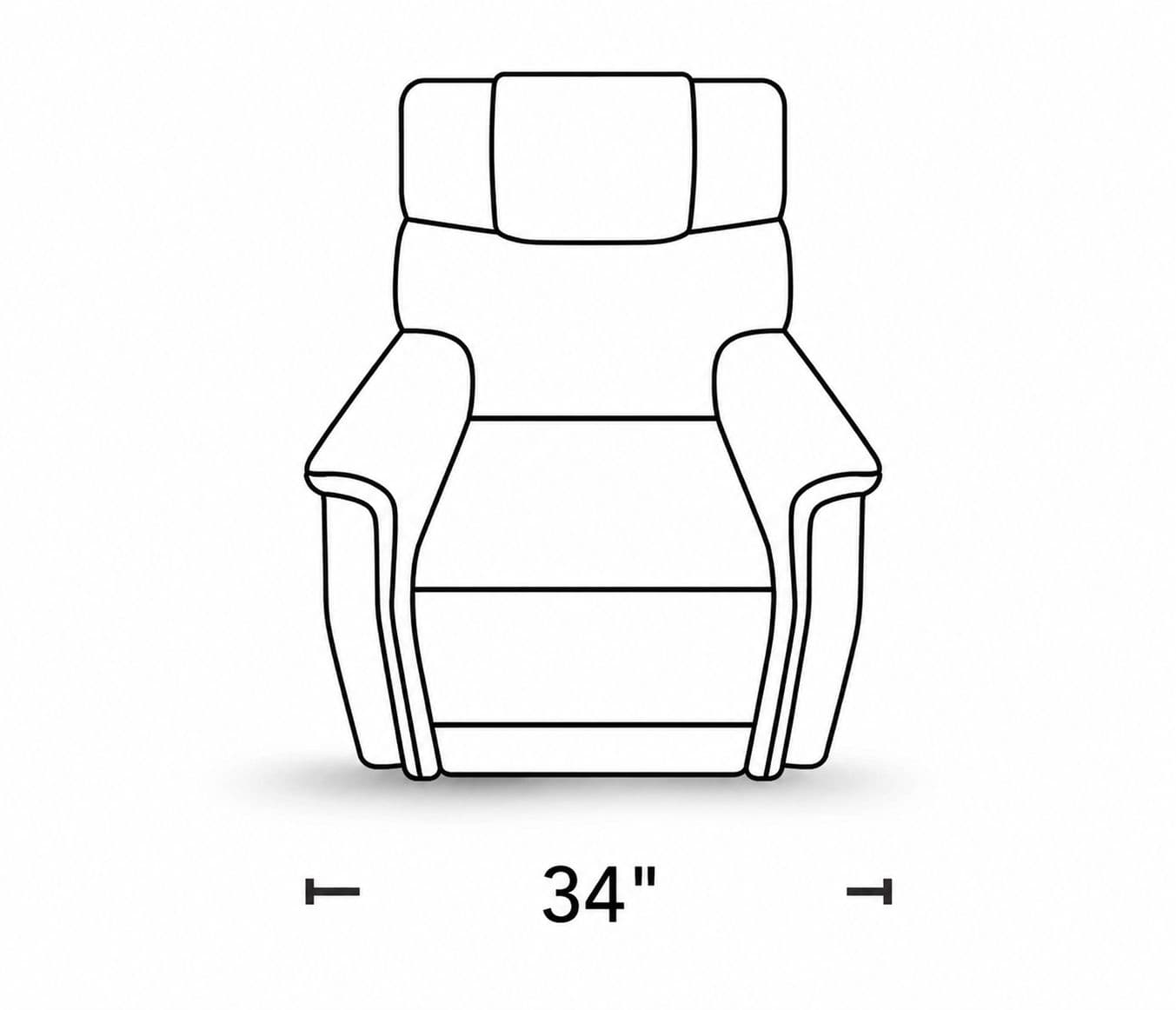 Image 8 for Manwah K70878M Single Seater Lift Chair Power Recliner Fabric (BWD)