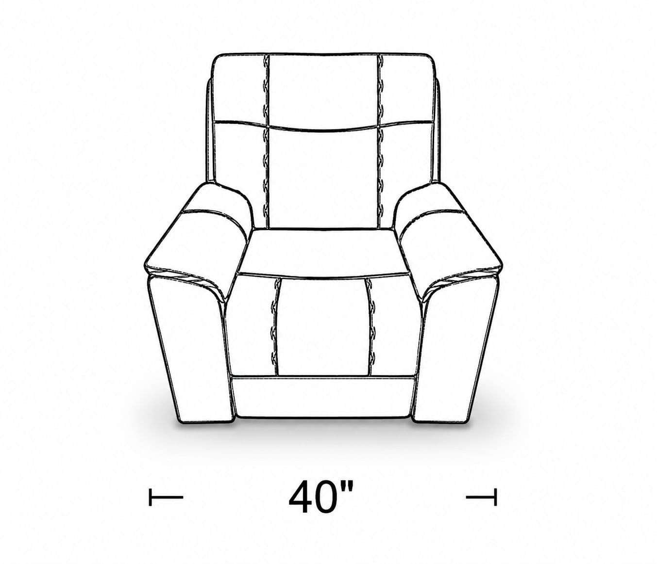Image 8 for Manwah K70927BM Single Seater Lift Chair Power Recliner Fabric