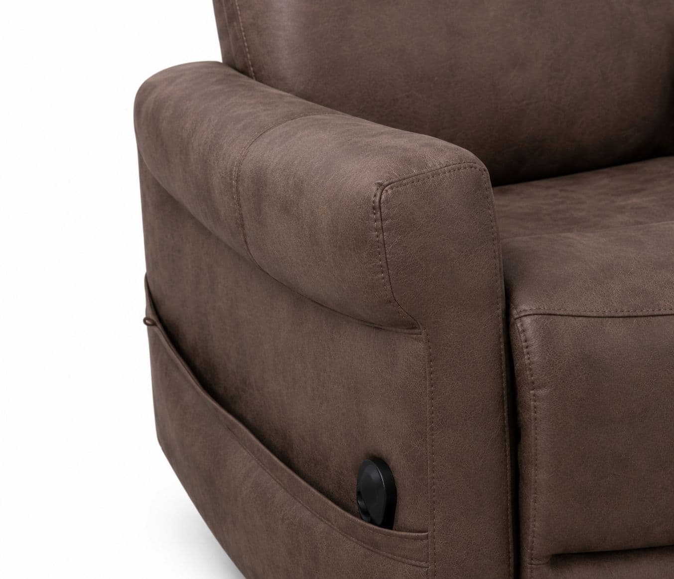 Image 3 for Manwah K70876M Single Seater Lift Chair Power Recliner Fabric (WH)