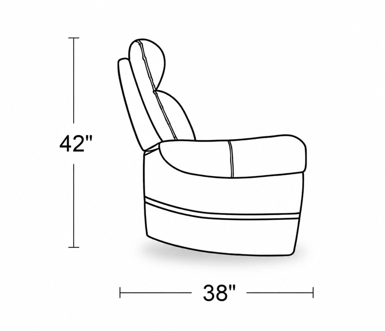 Image 7 for Manwah K70876M Single Seater Lift Chair Power Recliner Fabric (WH)