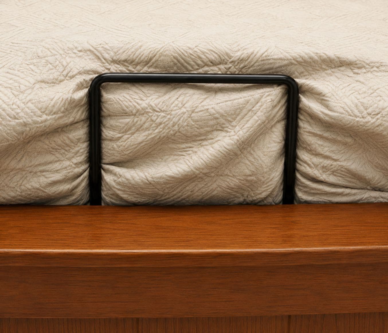Image 11 for Boat Cot King Size 72x78 Box Rubber Wood and MDF With Hydraullic Storage (BTM)