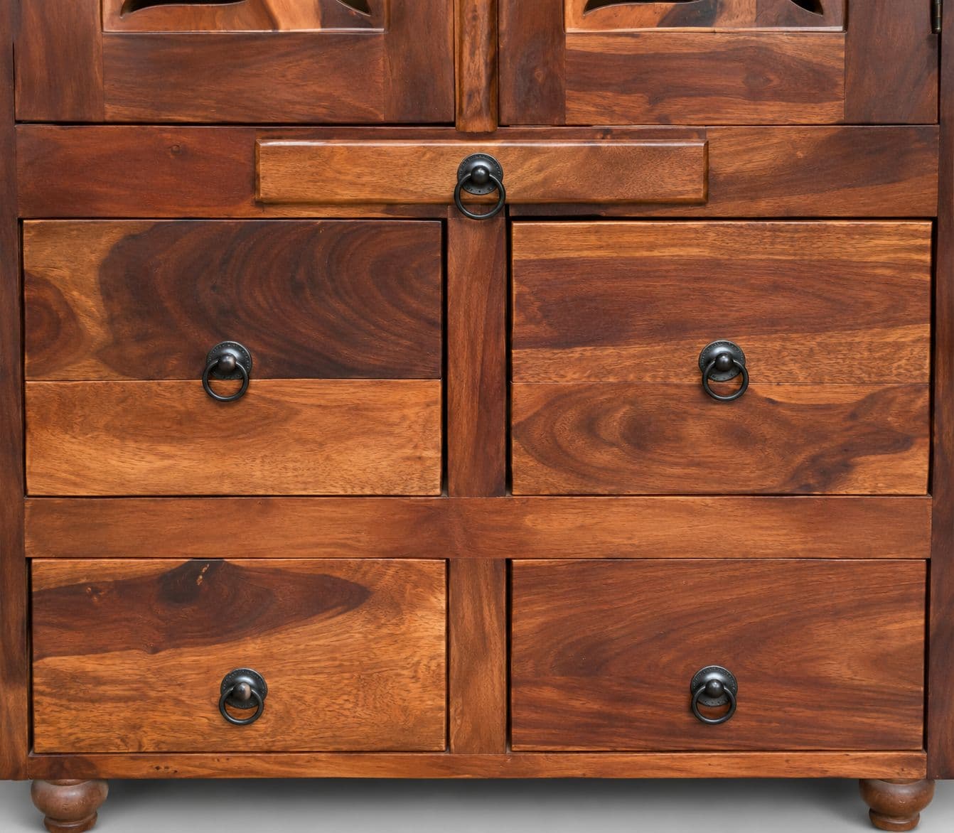 Image 8 for Sattva Pooja Mandir Solid Sheesham Wood (Honey Finish) (SCV_PKU)