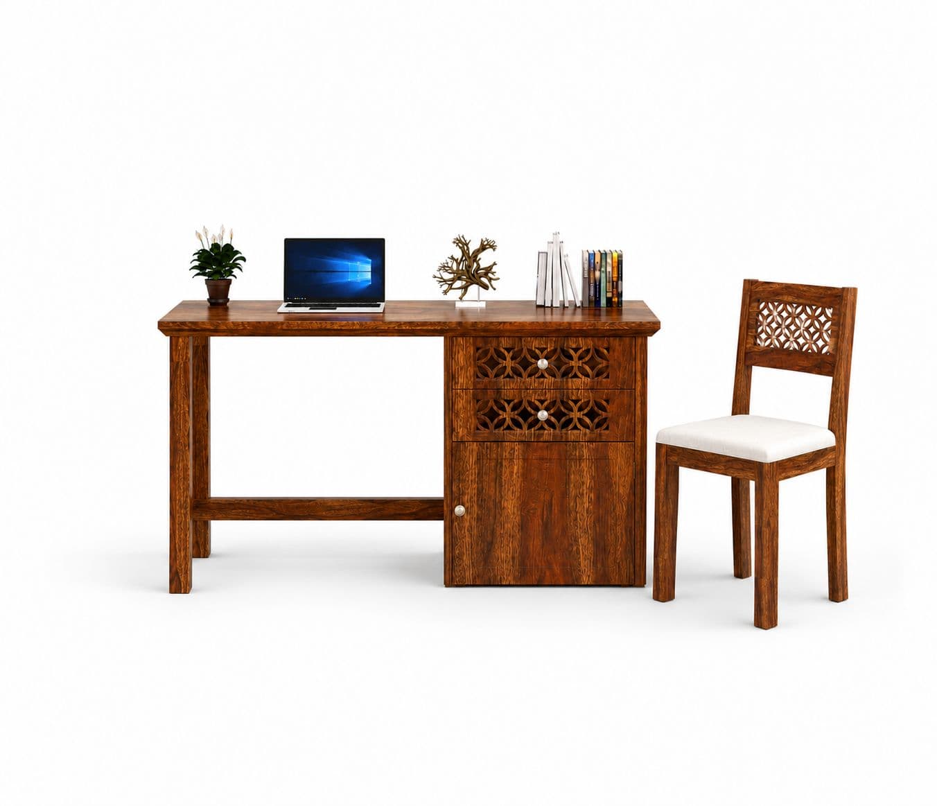 Image 2 for Lana Study Table & Chair Sheesham Wood (WI)
