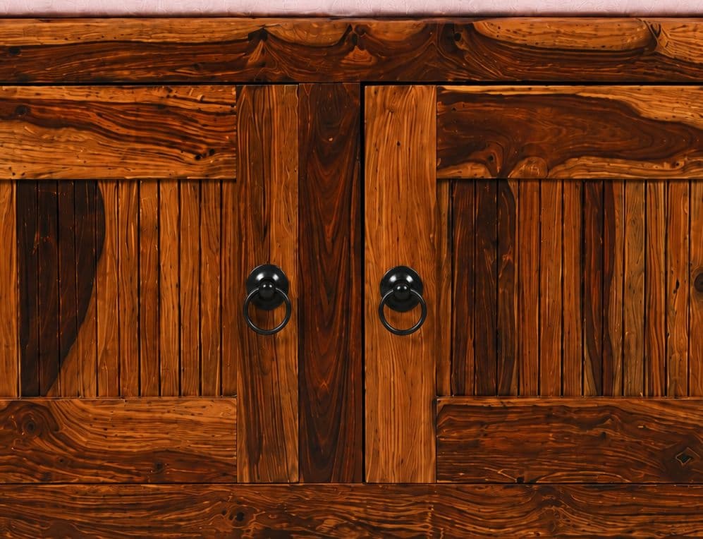 Image 7 for Zylo 2 Door Shoerack Sheesham Wood (WI)