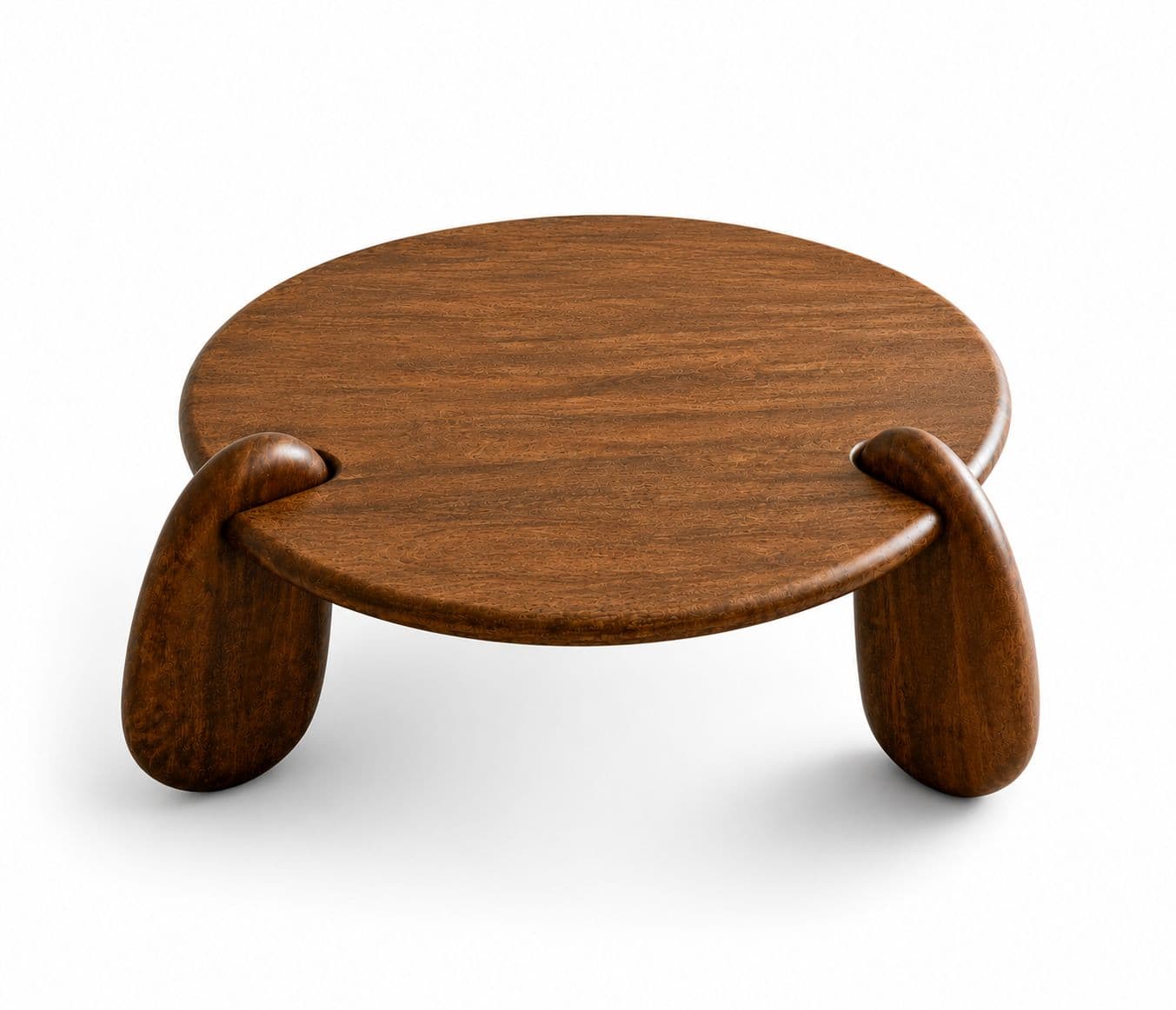 Image 3 for Veena Round Coffee Table Sheesham Wood (WI)
