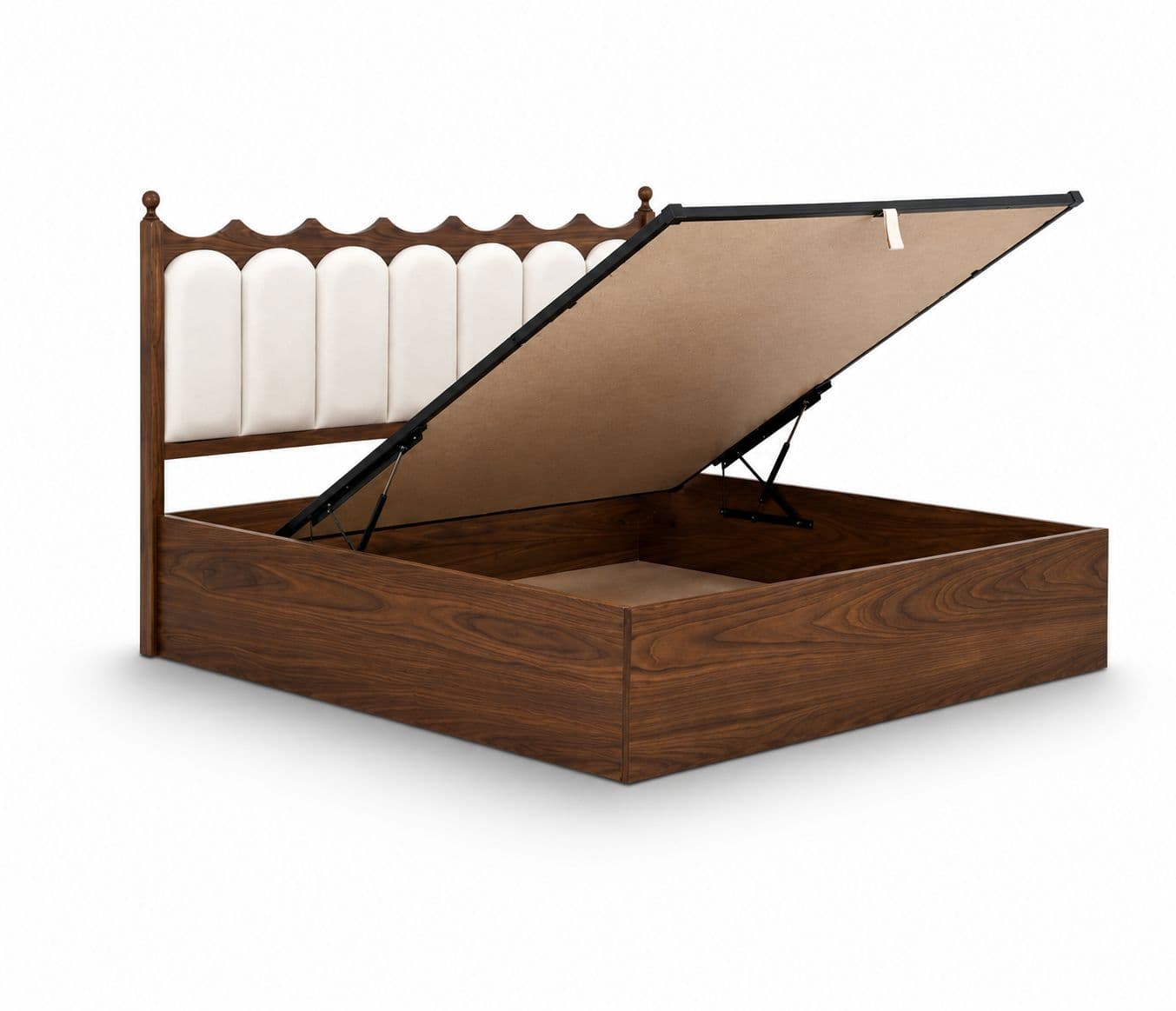 Image 4 for Vienna Hydraulic Bed-King Sheesham Wood (WI)