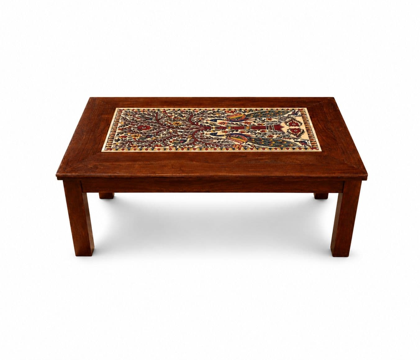 Image 2 for Aria Printed Sheesham Wood Coffee Table (WI)