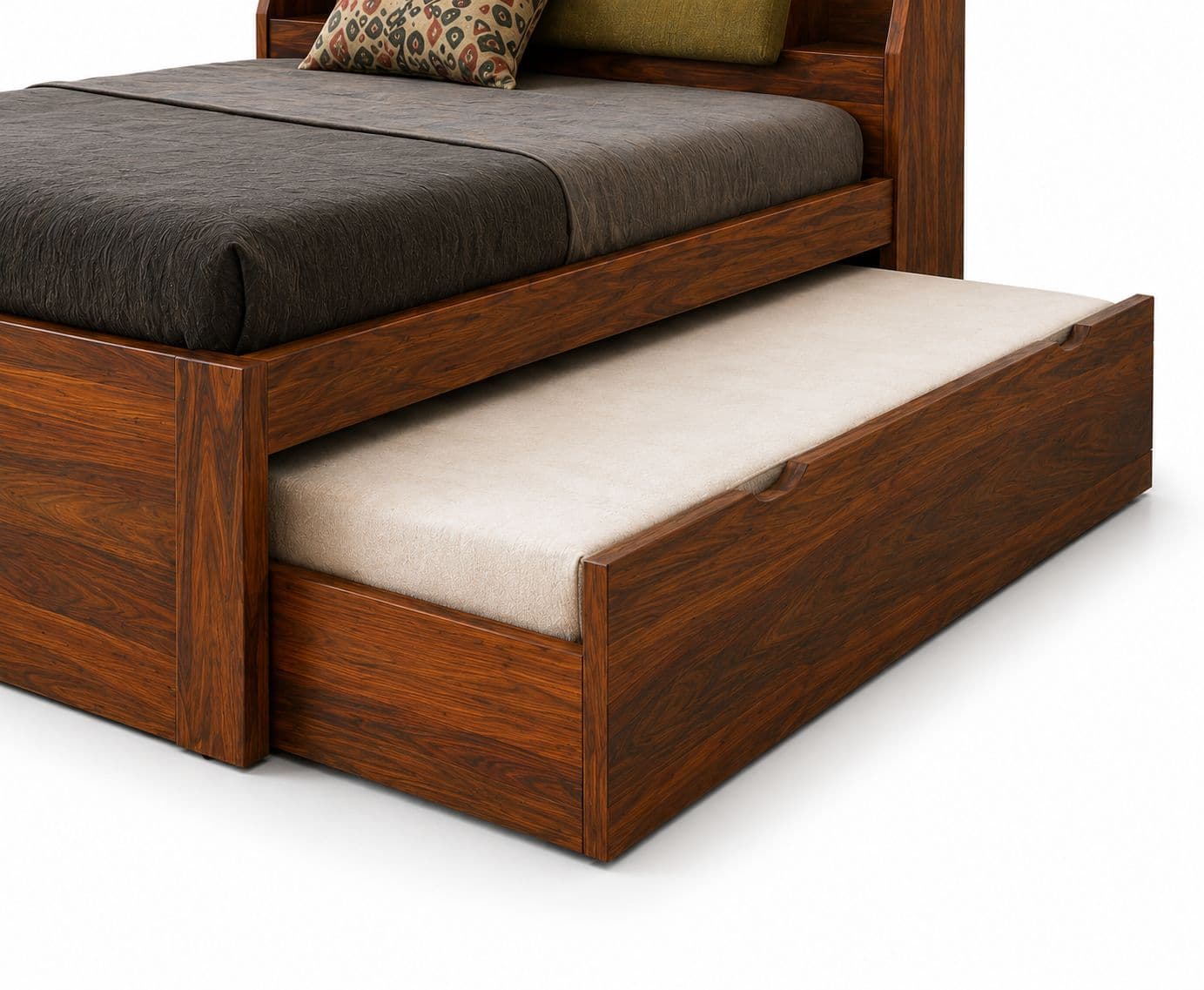 Image 3 for Amaya Trundle Bed Sheesham Wood (WI)