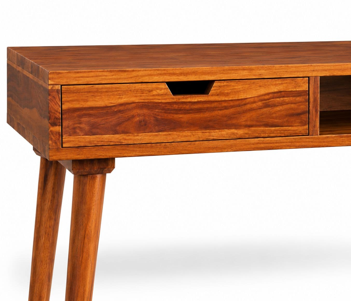 Image 4 for Cairo Study Writing Desk Sheesham Wood (WI)