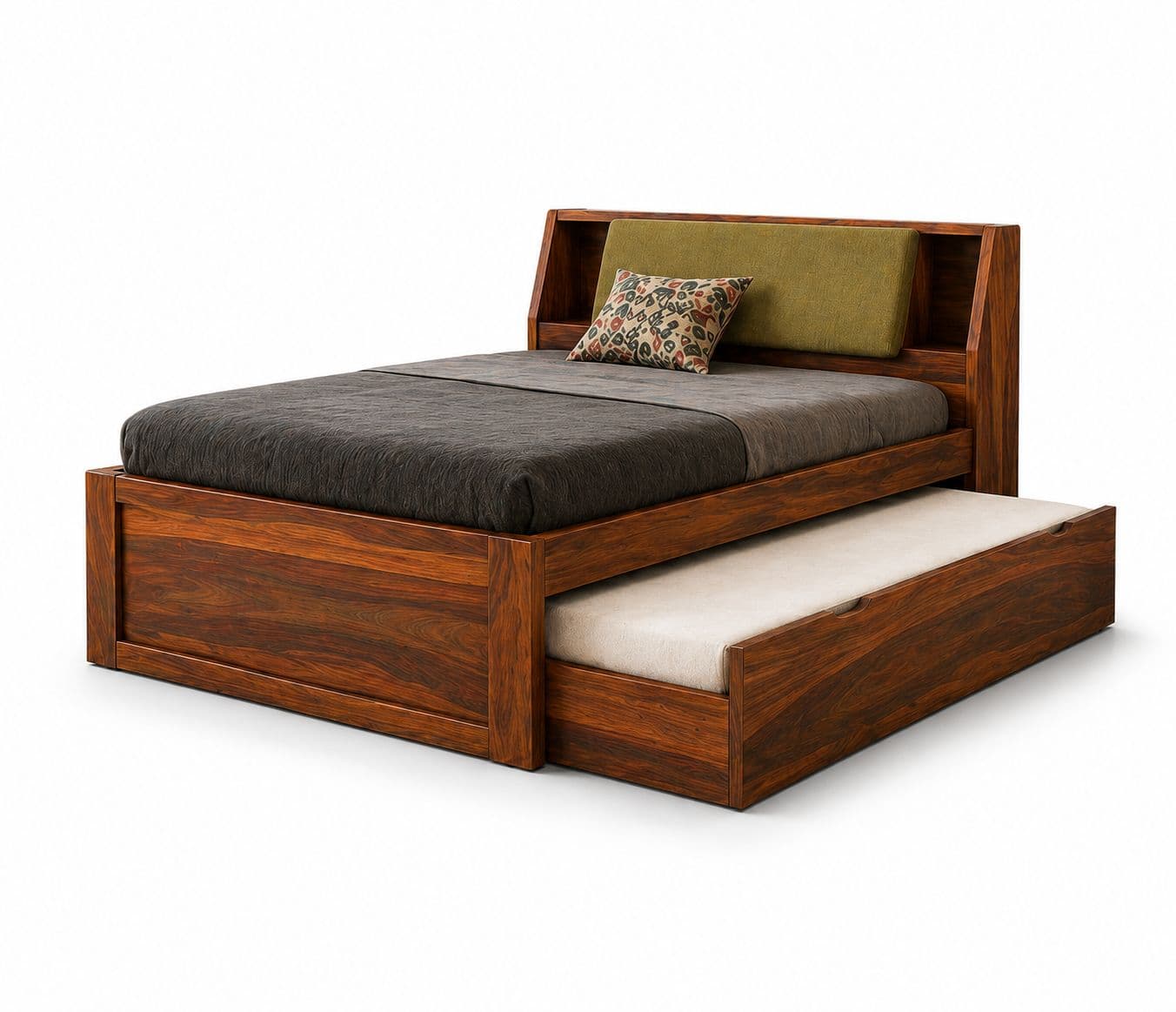 Image 2 for Amaya Trundle Bed Sheesham Wood (WI)