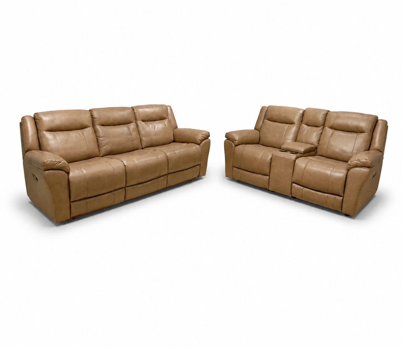 Image 3 for Manwah U70732M 3+2 Seater Manual Recliner Body Touch Leather (WF)(BS-CP)(BS-BTM)