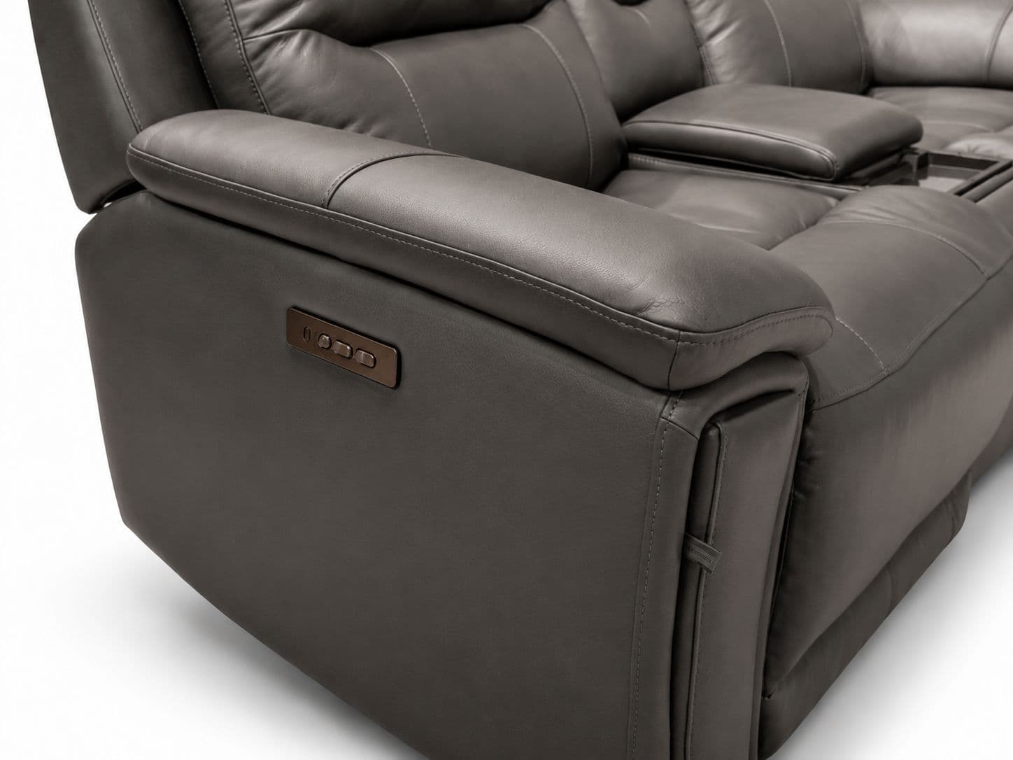 Image 4 for Manwah U71191M 2 Seater Dual Motor Recliner Body Touch Leather (KORA)