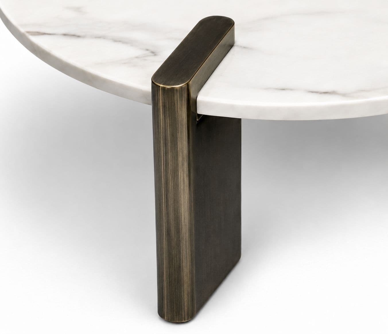 Image 3 for ES-43 Center Table 1+1 Marble Top With Titanium Base (HYD OTD)