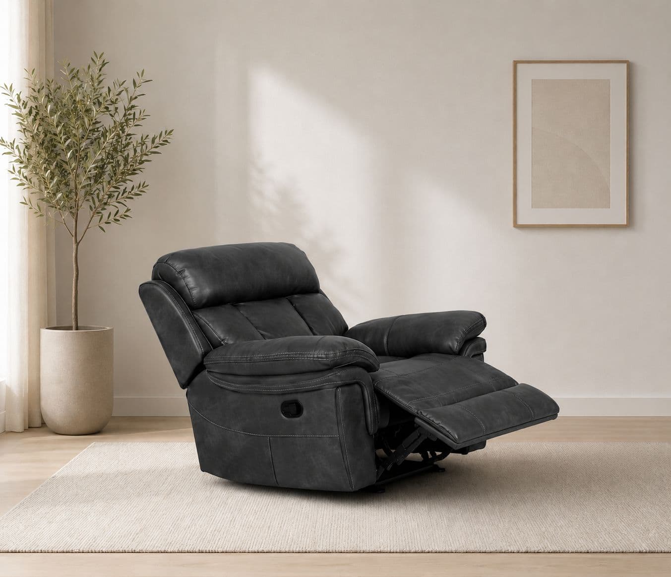Manwah XW9597M 3+2+1 Power Recliner Fabric