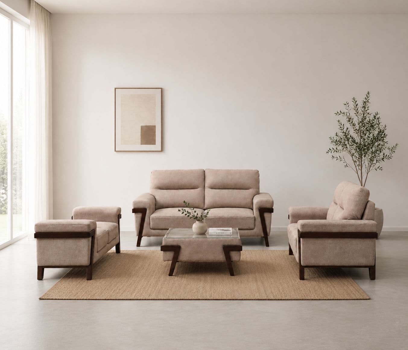 7 Star Sofa 3+2+D+Center Table (BWD)(HYD)(SKN)(BS-WF)(KORA)
