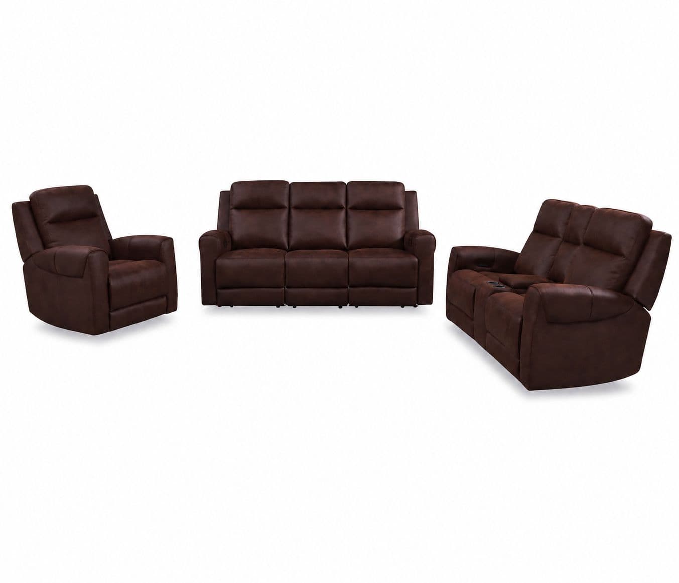 Image 2 for Manwah 71128M 3+2+1 Power Recliner Fabric