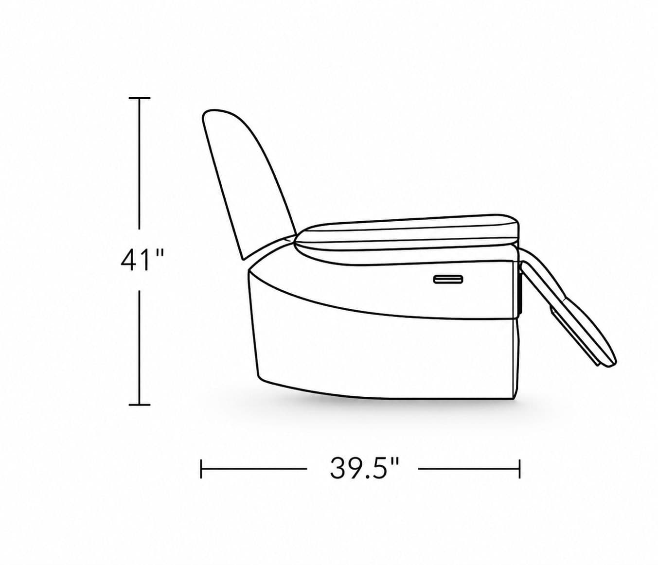 Image 17 for Manwah XW9597M 3+2+1 Power Recliner Fabric