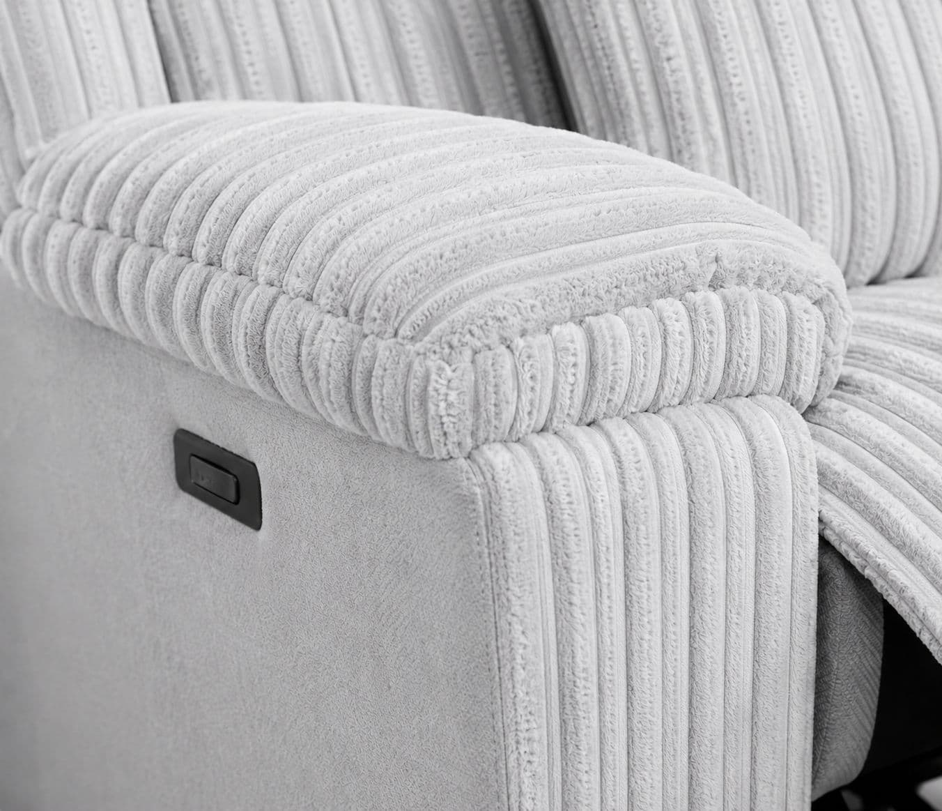 Image 4 for Manwah 70718HM 3+2+1 Power Recliner Fabric (EC)