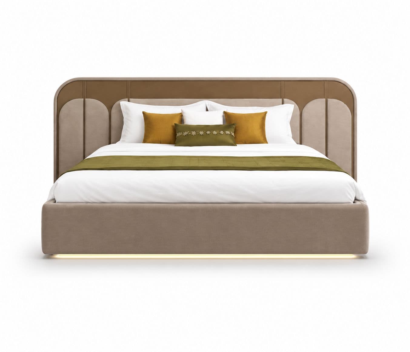 Image 6 for 45006 Bedroom Set Size 72x78 With Hydraulic Storage 2 Bed Side Table + 6 Door Wardrobe (BTM)(WF OTD)