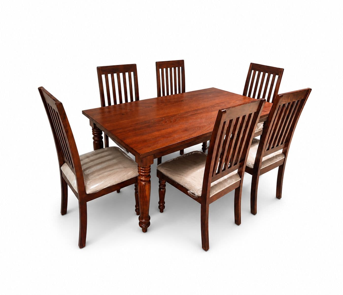 Image 2 for Imperium Sattva 1+6 Seater Dining Set With Wood (WF)