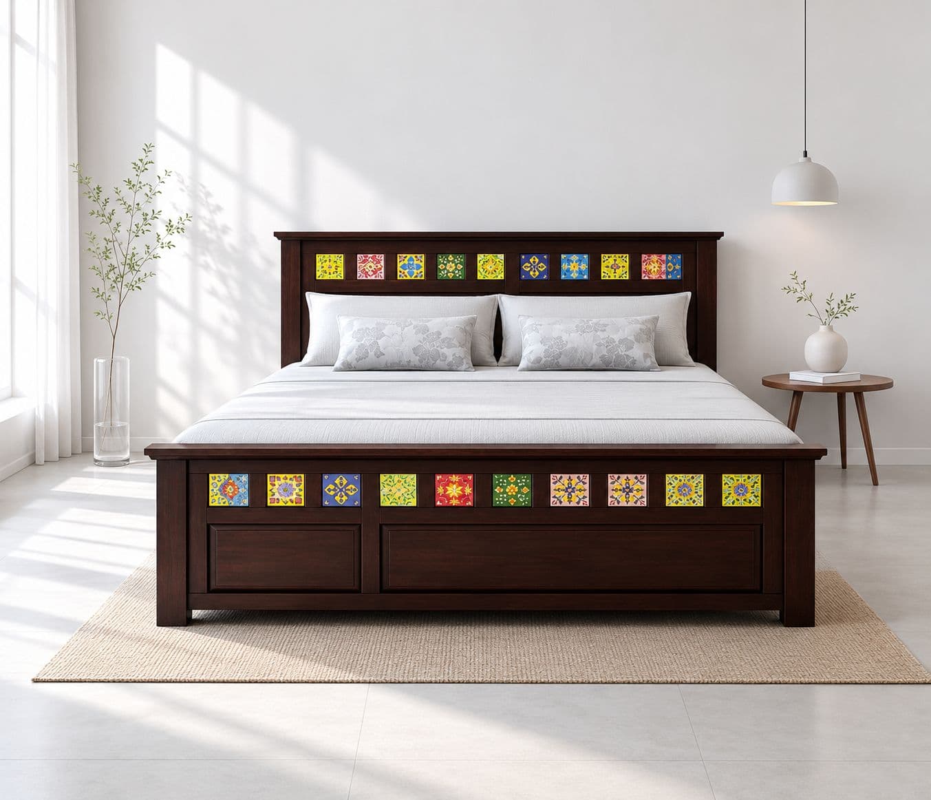 Image 1 for Tile -QB Cot Queen Size Without Storage (BSK)(KORA)