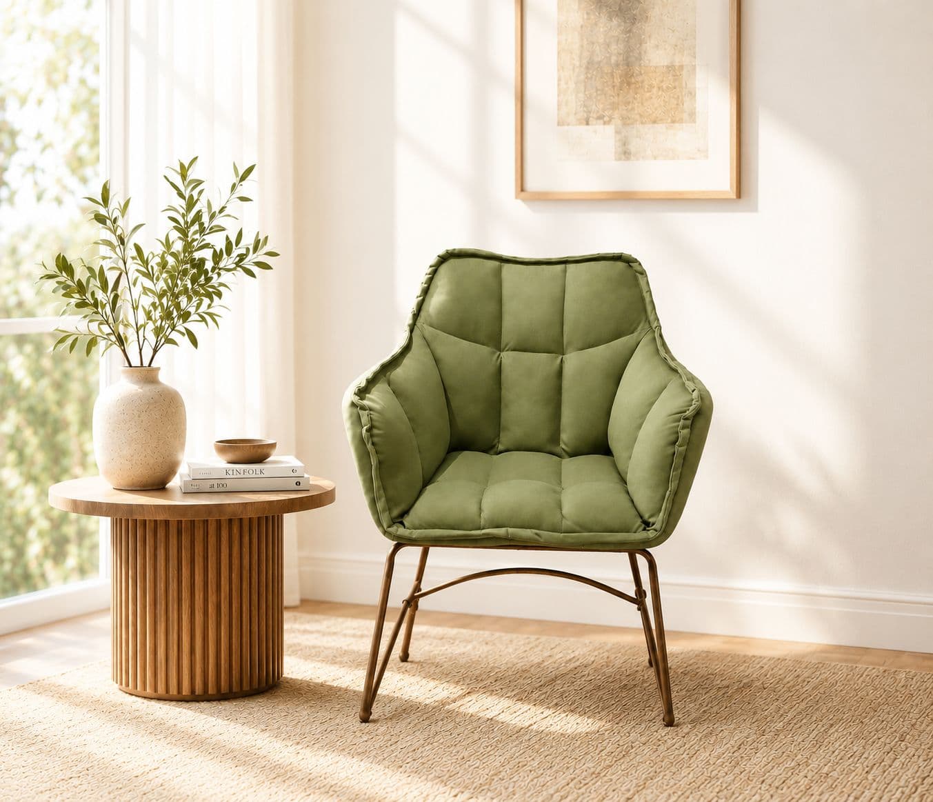 Relax Chair (909/2/8027/Green) (BSK OTD)