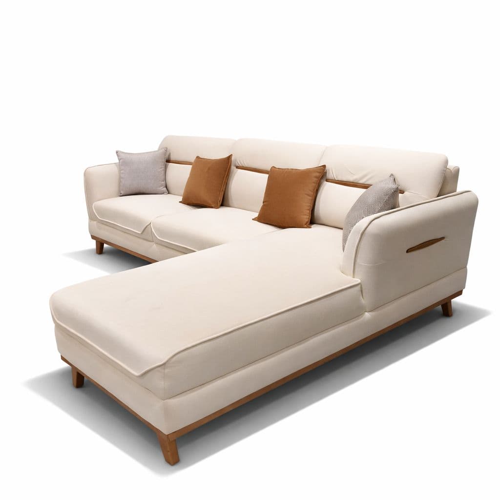 Image 8 for Boxter Sofa 3+L Seater Velvet Suede Fabric (HYD OTD)