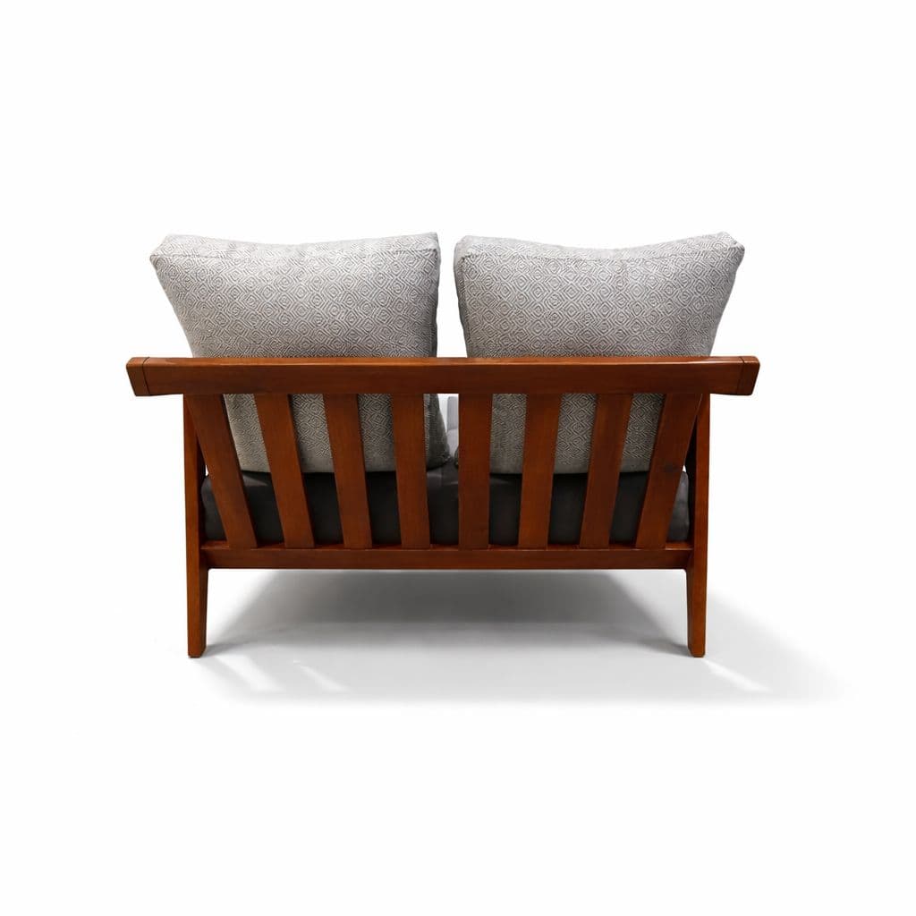 Image 8 for Ghana Teak 3+2+1 Seater Sofa Suede Fabric (HYD)(BWD)(BTM)