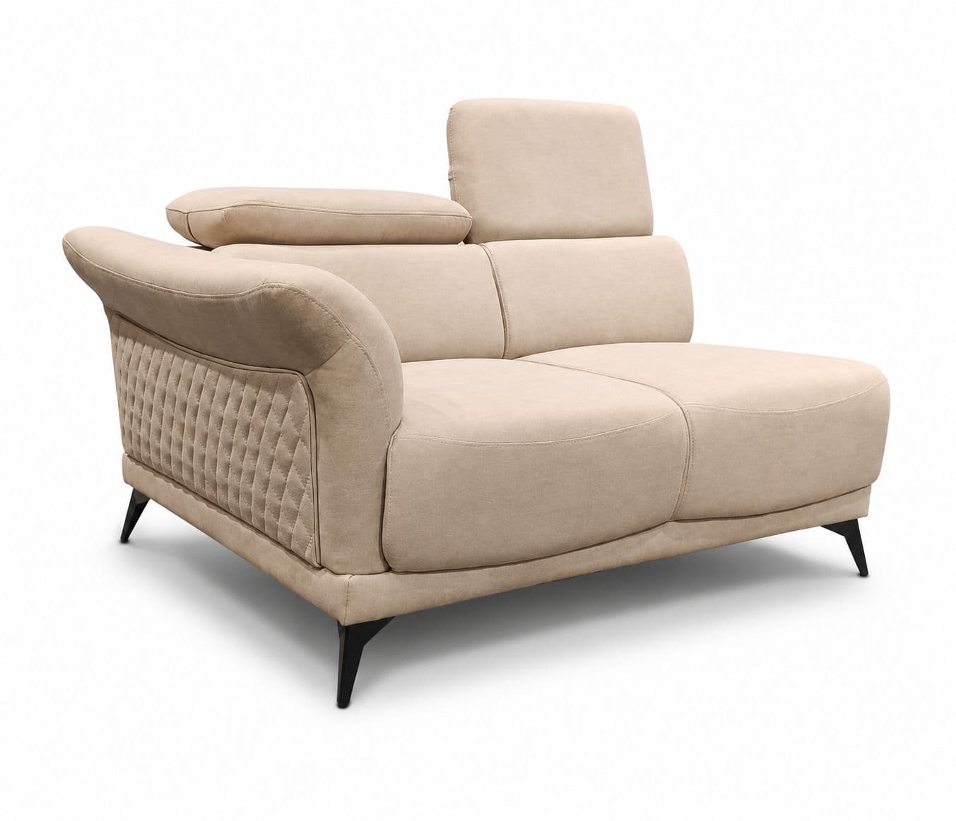 Image 18 for Topaz Sofa Set 3+2 Seater Fabric With Solid Neem Wood