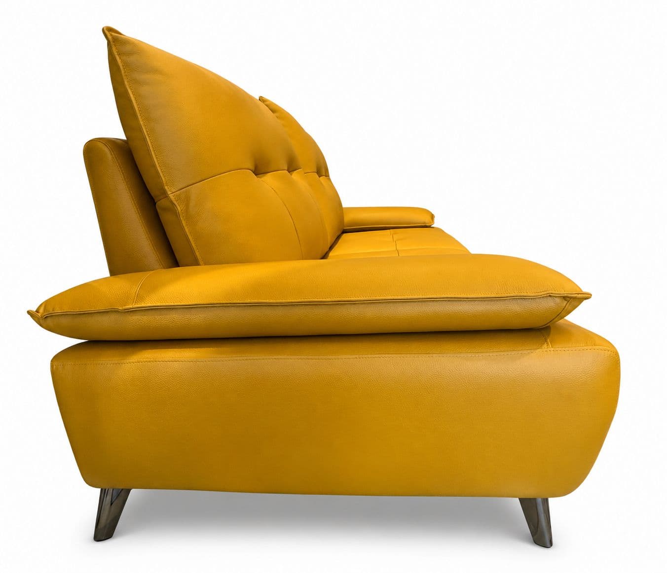 Image 8 for ZM973- Sofa 2 Seater-YH29 Static Body Touch Leather Pine Wood Frames With Metal Legs