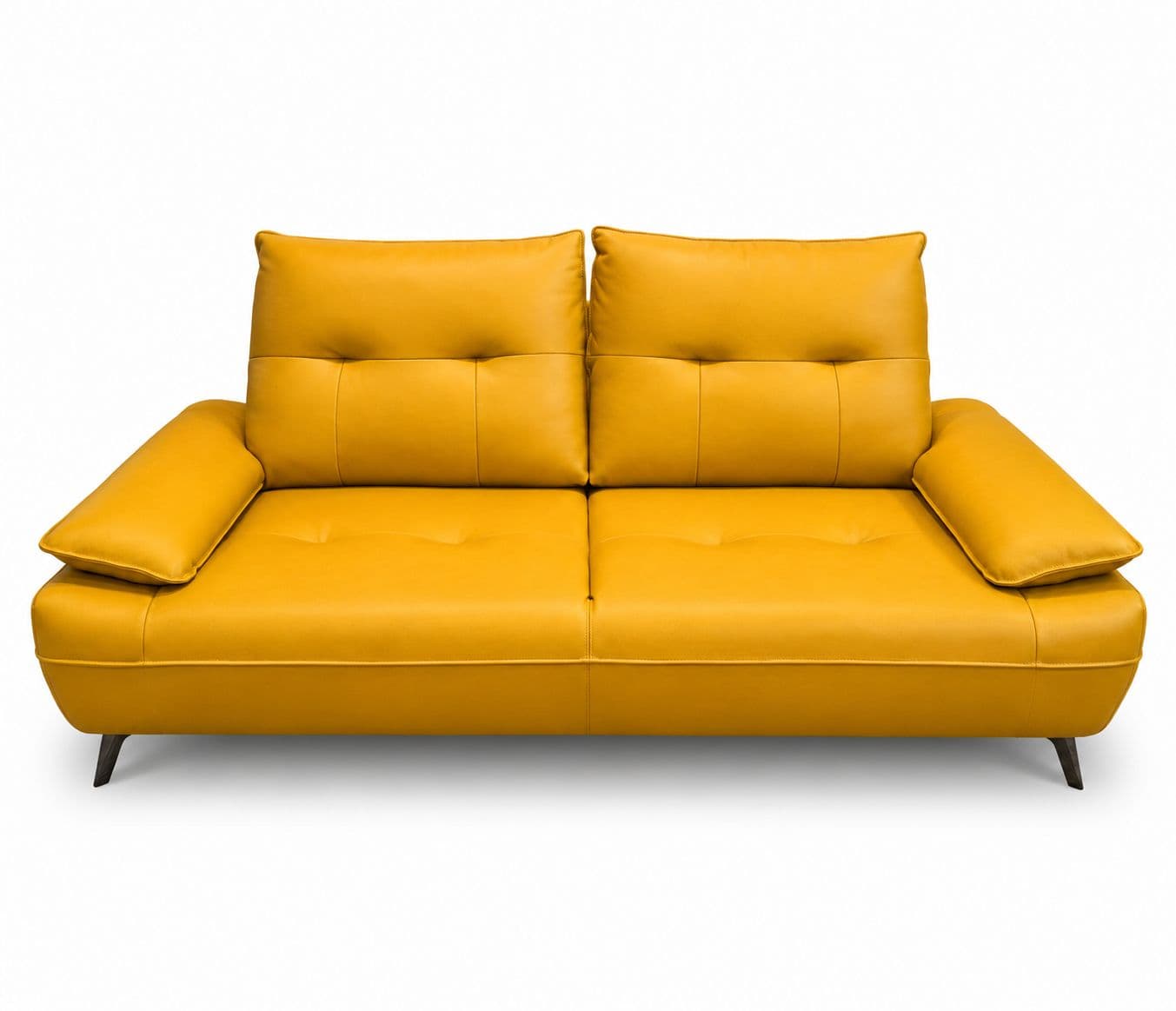 Image 3 for ZM973- Sofa 2 Seater-YH29 Static Body Touch Leather Pine Wood Frames With Metal Legs