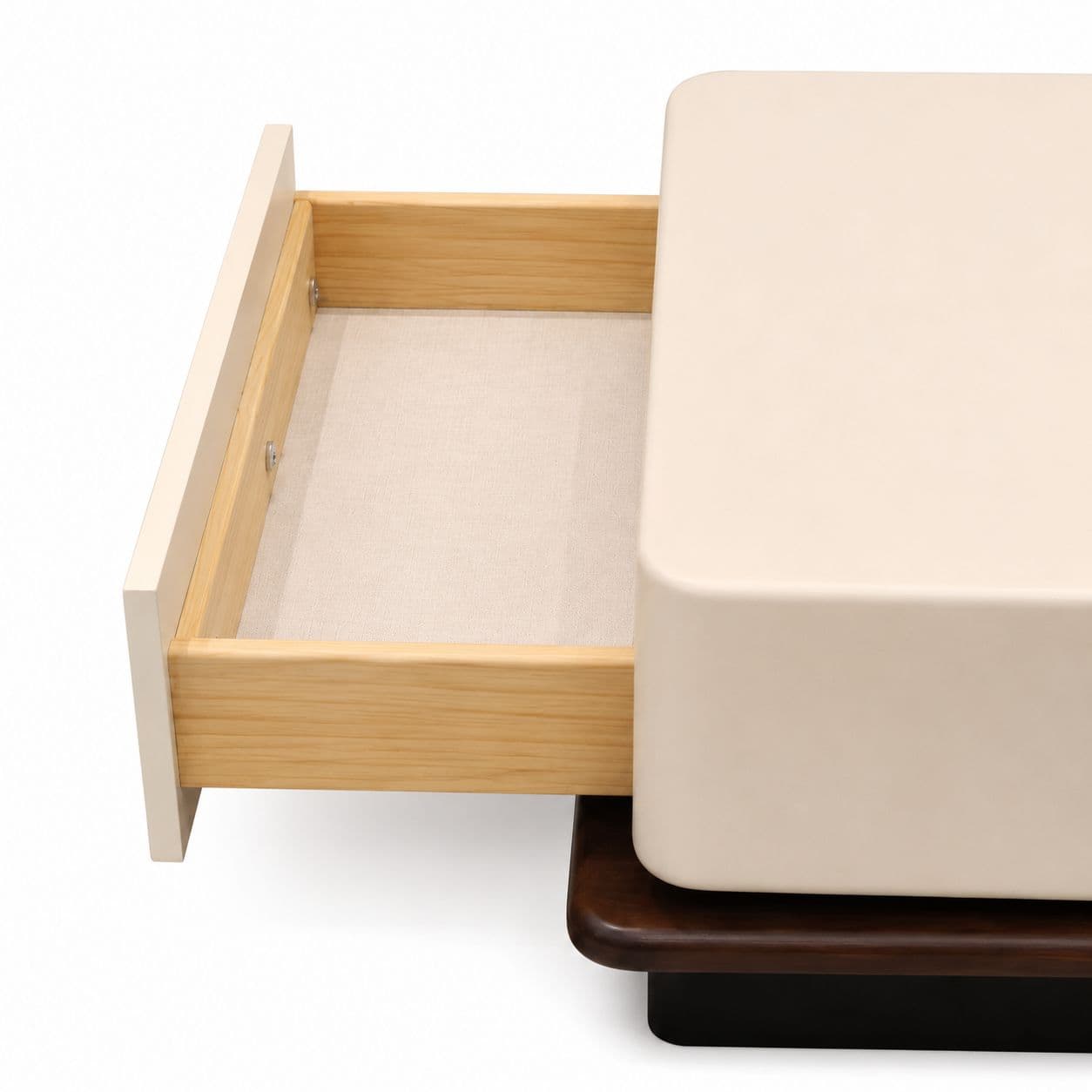 Image 12 for Center Table F59 With Drawers With Marble Top And Wooden Base (HYD)